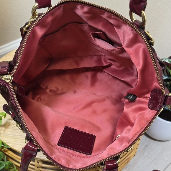 Coach Madison Sophia Satchel and Matching Trifold Wallet - Picture 10 of 16